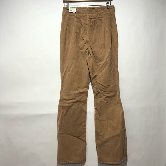 We The Free Womens Jayde High Rise Flare Corduroy Pants Brown Size 31 - Picture 7 of 8